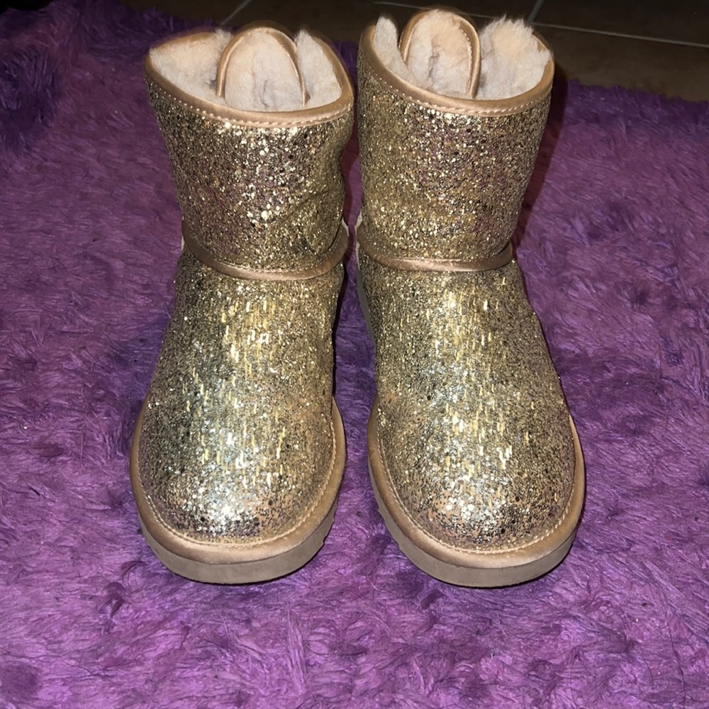 Shimmery Gold Uggs